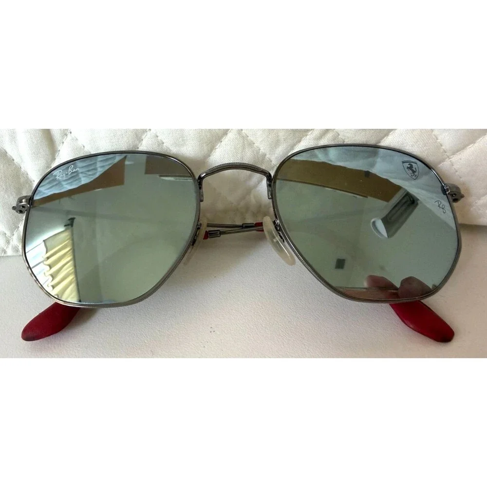 Authentic Ray-Ban for Scuderia Ferrari Collection Sunglasses womens mirror